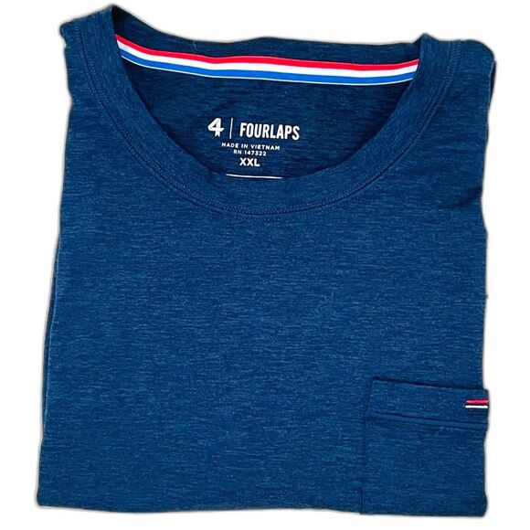 $88 Fourlaps NWT Men's XXL Stratus Ultra-soft Knit Long Sleeve Athleisure Shirt - Picture 10 of 10